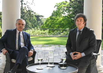 Transición: Javier Milei se reunió con Alberto Fernández en la Quinta de Olivos