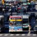 Paro de colectivos en el AMBA