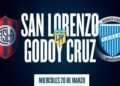Tras el temporal, San Lorenzo y Godoy Cruz se verán las caras