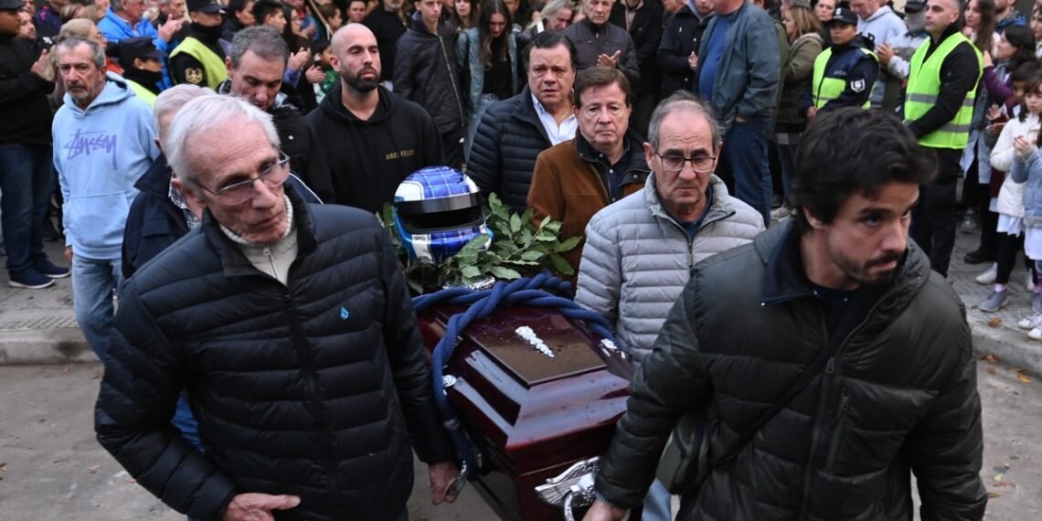 Despidieron al Flaco Traverso en su Ramallo natal