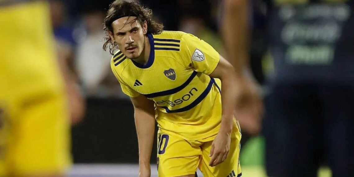 Boca venció a Trinidense en el último minuto gracias al golazo de Cavani