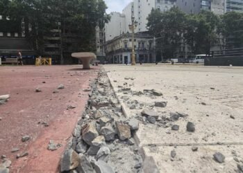 Casi $100 millones gastados por los daños en las inmediaciones del Congreso