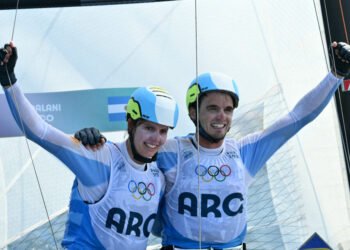 Medalla plateada en vela para Argentina