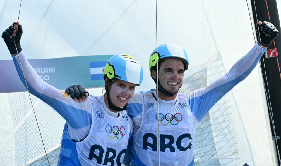 Medalla plateada en vela para Argentina