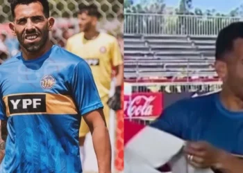 Tevez jugó la Copa Potrero para ayudar a sus amigos de Fuerte Apache y se hizo viral por una curiosa situación