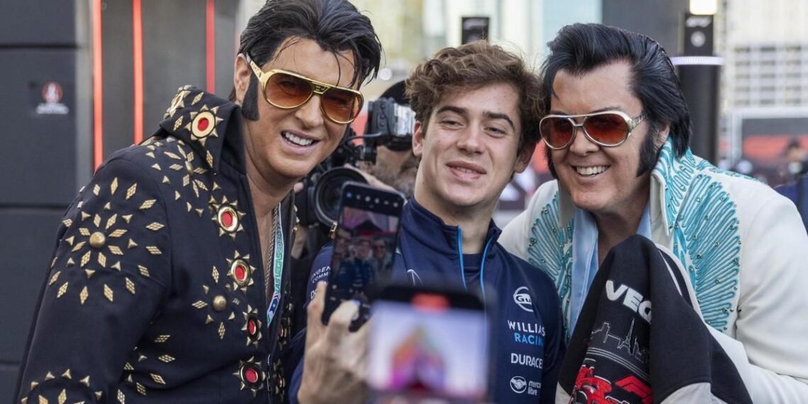 Colapinto terminó 18° en su segunda práctica libre en el GP de Las Vegas de Fórmula 1