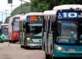 Transporte público afectado por el paro del 10 de abril