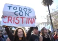 “Firme y tranquila”, dice Cristina a seguidores.