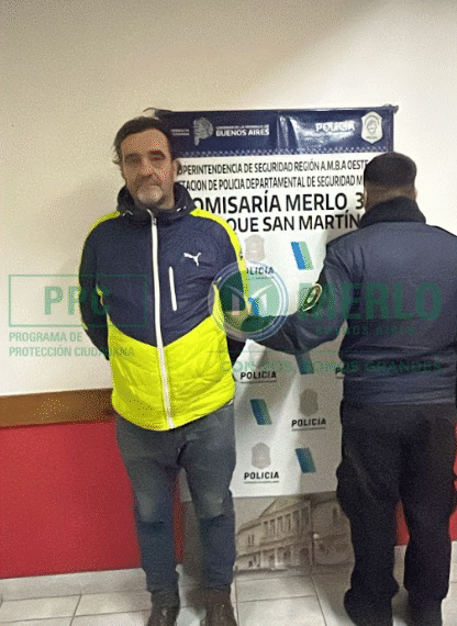 Detienen a un hombre que amenazó a su pareja en Merlo y le secuestraron dos armas de fuego