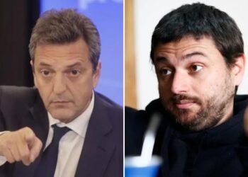 Massa y Grabois, enfrentados con La Cámpora en medio.