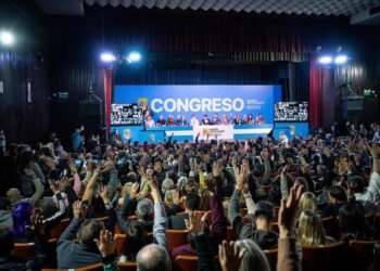 CONGRESO DEL PJ BONAERENSE EN MERLO EL PARTIDO JUSTICIALISTA DE LA PROVINCIA DE BUENOS AIRES REALIZO HOY SU CONGRESO ORDINARIO EN MERLO