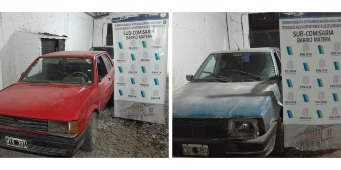 Tres personas detenidas con un auto sin papeles y una pistola