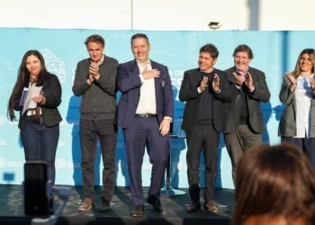 Menéndez y kicillof inauguraron obras y refuerzan la seguridad en merlo