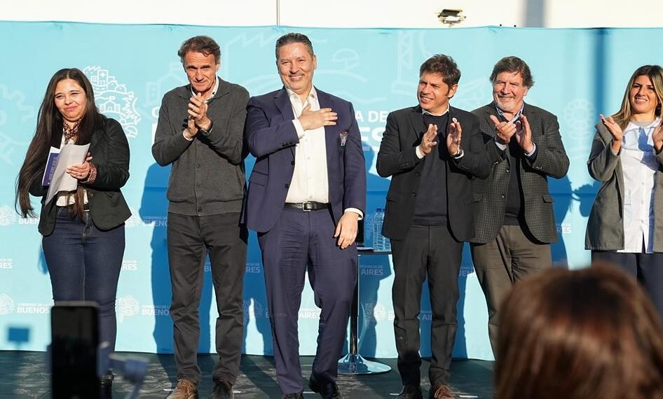 Menéndez y kicillof inauguraron obras y refuerzan la seguridad en merlo