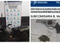 Comando de patrullas detuvo a dos motochorros con armas y drogas
