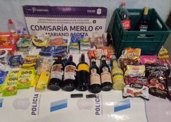 Operativo exitoso: En Merlo la comisaría 6ta detiene a ladrones.