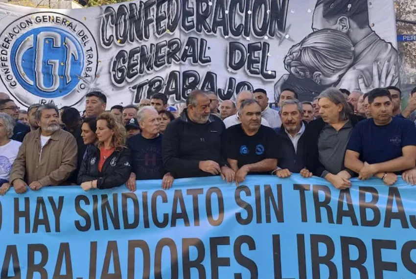 Congreso: La CGT presente en la Marcha Federal.