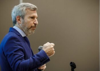 Apoyo condicionado de Frigerio a Milei.