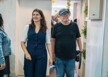 Mariel Fernández recibió a Silvio Rodríguez en Moreno