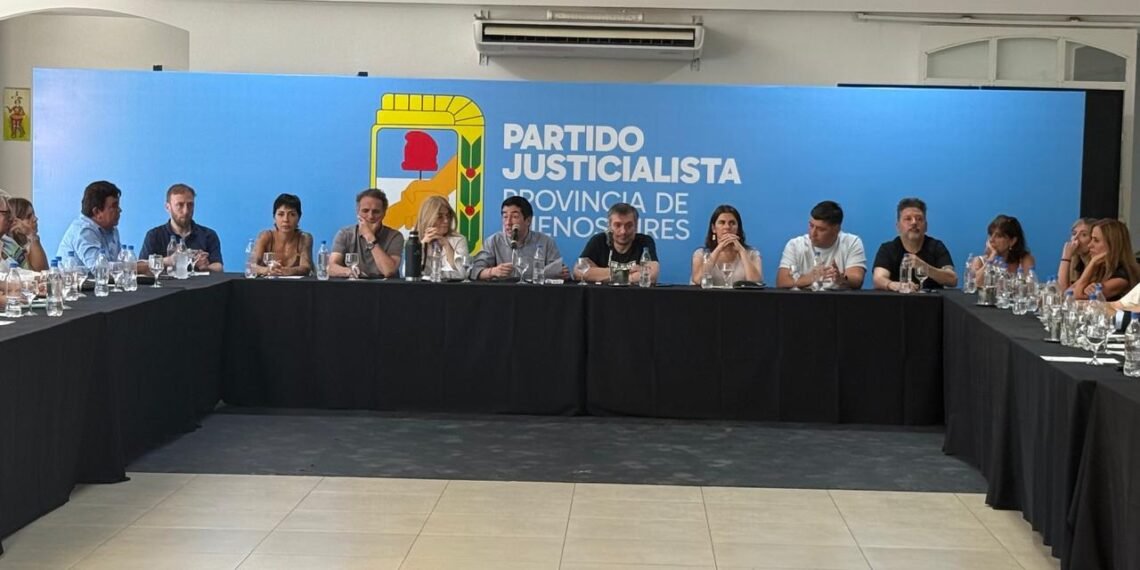 Reunión del Consejo Provincial del Partido Justicialista bonaerense