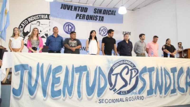 Toma de posesión de las nuevas autoridades de la Juventud Sindical Peronista