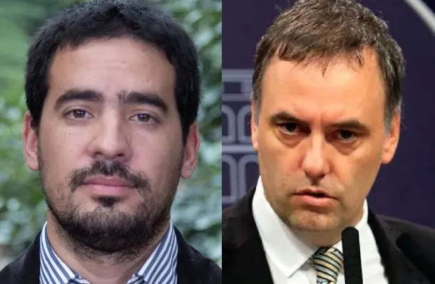 Reunión entre Manuel Adorni y su sucesor Adrián Ravier en la Casa Rosada