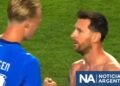 El conmovedor saludo entre Lionel Messi y Andri Gudjohnsen que evoca una historia del Barcelona