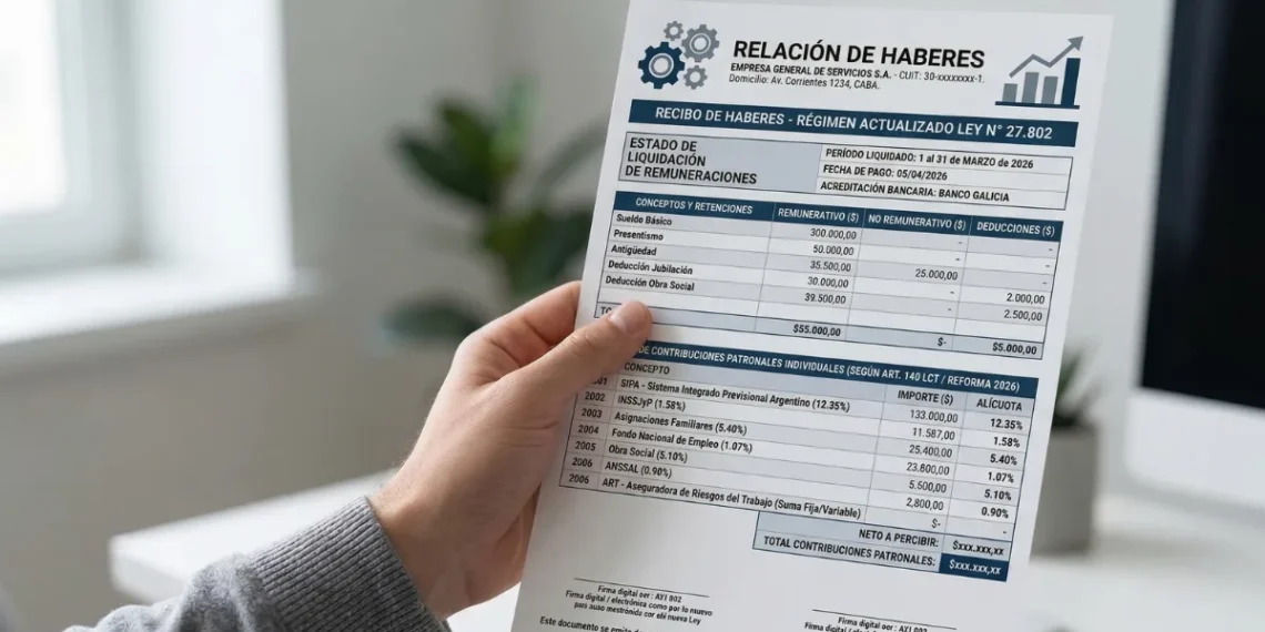 Se implementa la reforma laboral: aspectos destacados de los nuevos recibos de sueldo