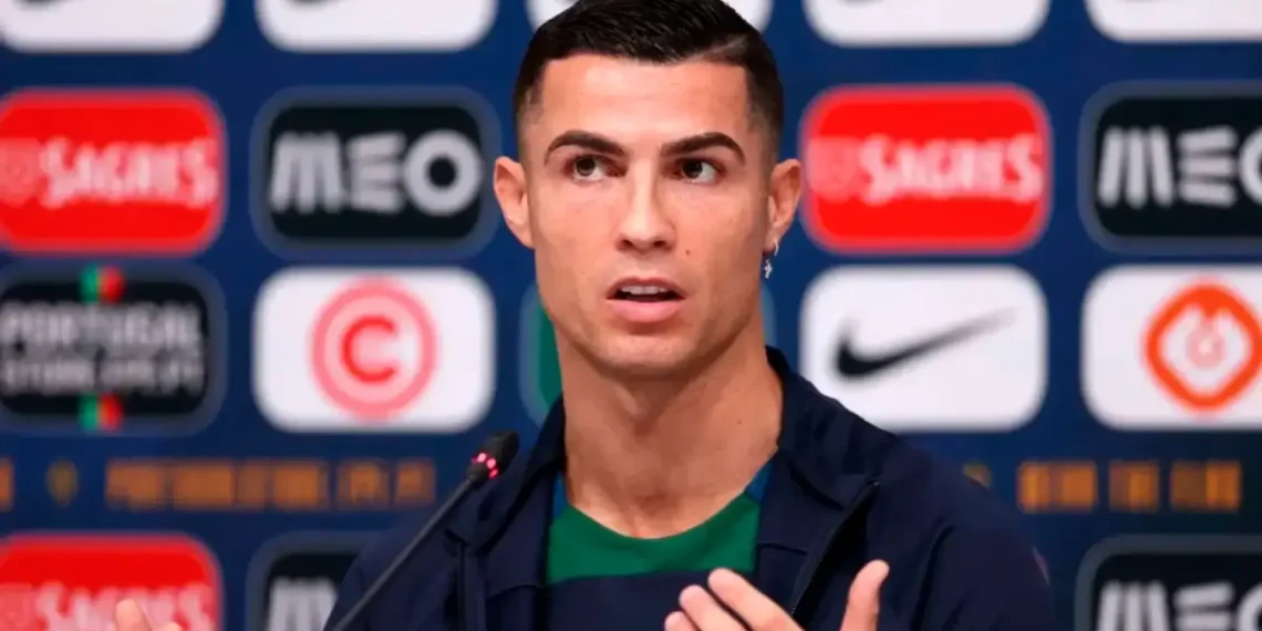 La inesperada reacción de Cristiano Ronaldo al ser consultado sobre Messi tras el partido Portugal-Uzbekistán