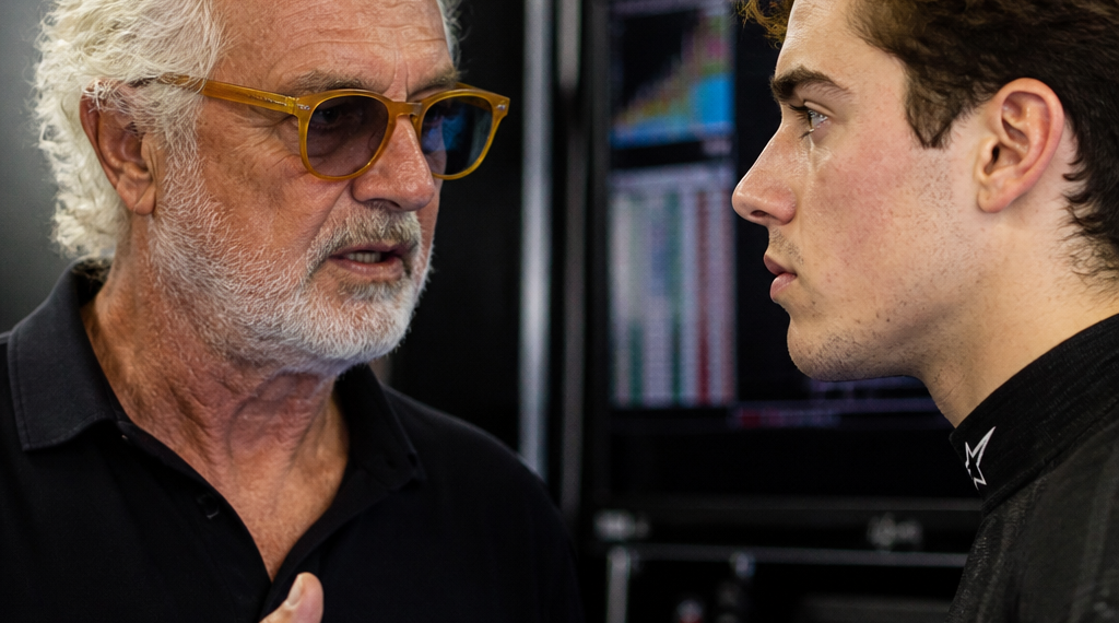 Reacción de Flavio Briatore tras la polémica de Franco Colapinto en el GP de Barcelona