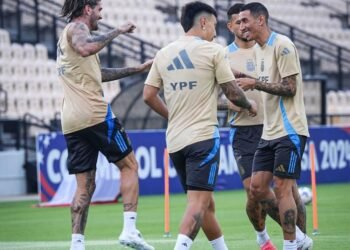La Selección argentina llegó a Atlanta para prepararse para su encuentro con Egipto