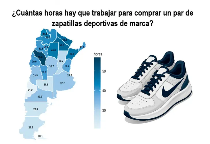 El análisis del poder adquisitivo: horas de trabajo requeridas para adquirir un iPhone, un jean o un TV en cada provincia