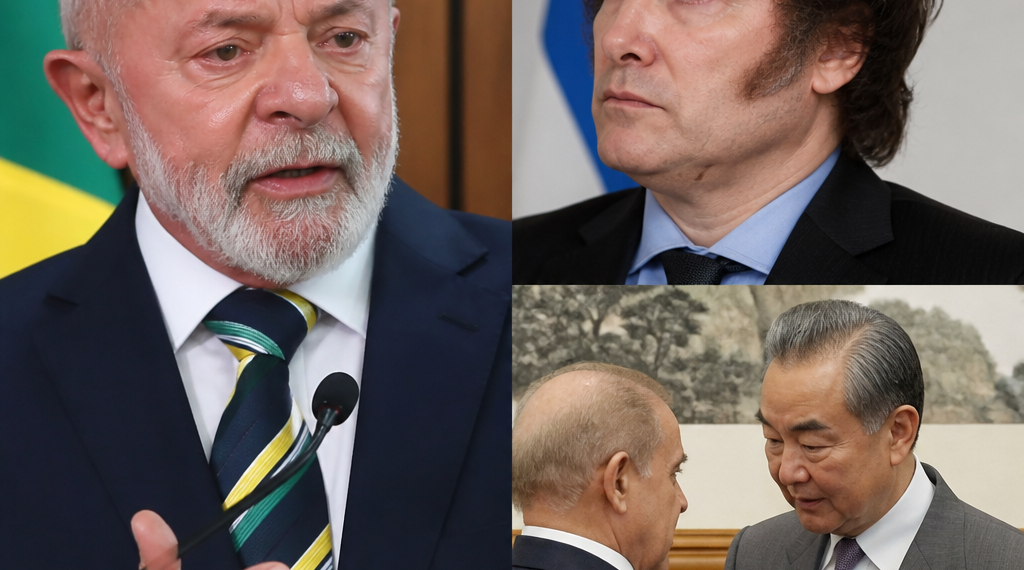 Aumenta la tensión con Brasil: protesta formal al embajador argentino, un ministro descalifica a Milei y Xi Jinping muestra su apoyo a Lula