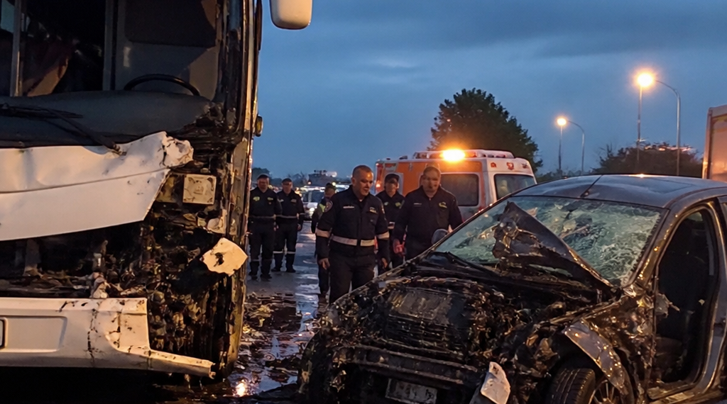 Accidente en Córdoba: un minibús con 16 menores involucrado en un choque fatal