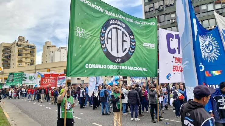 Paro y movilización de ATE en Defensa: reclaman mejoras salariales y laborales