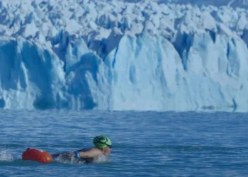 Natación en aguas gélidas: el Mundial de Natación en el Perito Moreno