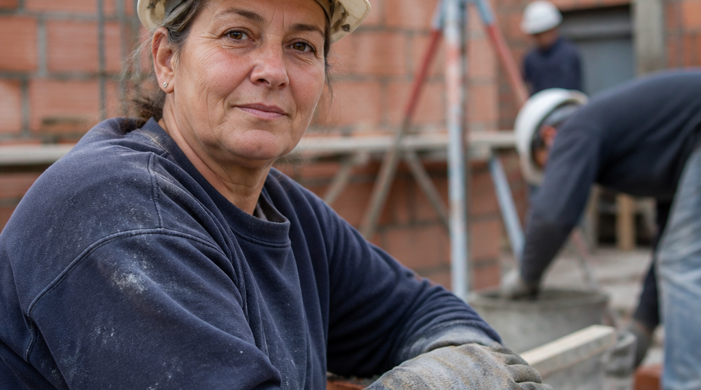 Kiki, una albañila con 20 años de trayectoria: “Defiendo la igualdad haciendo el trabajo como un hombre”