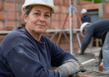 Kiki, una albañila con 20 años de trayectoria: “Defiendo la igualdad haciendo el trabajo como un hombre”