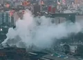 Incendio en un restaurante de Puerto Madero: evacuación y asistencia médica para dos personas