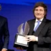 Milei fue galardonado como el ‘economista más influyente’ y expresó su emoción